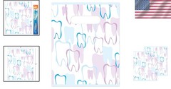 Lightweight 100-Pack Tooth Outline Bags – Ideal for Dental Outreach & Promotions