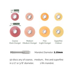 Dental SOFLEX Composite finishing polishing disc Soft type 12.7mm/9.5 mm 200 pcs