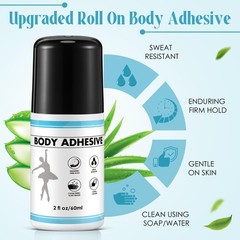 Electricwise 1 Pcs Roll On Body Adhesive For Dancers Sweat Resistant Water Wash
