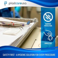 1000 Plastic Dental Tray Sleeve Covers 10 1/2″ x 14″ for Ritter Size B Trays