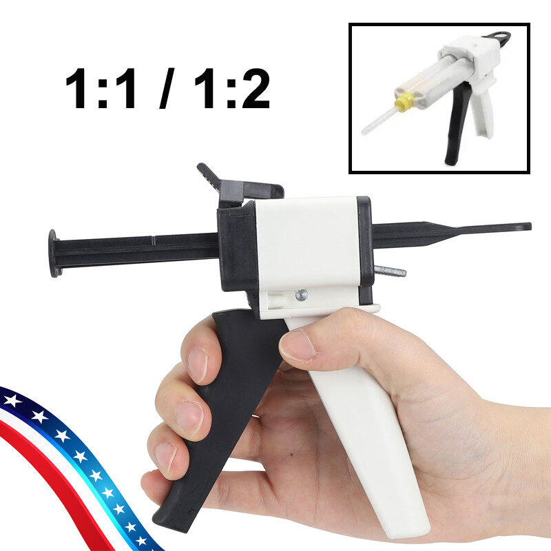 1 pc Dental Impression Mixing Gun Cartridge Dispenser for PVS Material 1:1/2:1