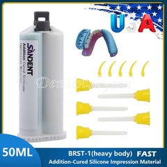 Heavy Body Fast Rapid Set Dental Impression Material 50mL Cartridge VPS PVS