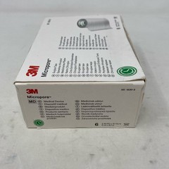 3M Micropore Paper Tape White 2″ x 10yd, Box of 6 Rolls