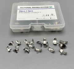 Dental Sectional Matrix Bands M4 Metal Matrices Clamp Matrix Bands Plier USA