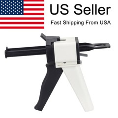 1PC Dental Impression Gun Dispenser 2:1 1:1 Mixing Dispensing Light Body Trays