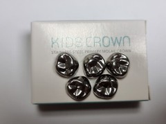 5 PCS/BOX Dental Kids Primary Molar Crown Stainless Steel 48 Size choice(CE2764)