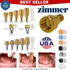 US Overdenture Fit Zest Locator Ti Abutment Retention Caps Hiossen Nobel Zimmer