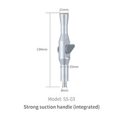 Dental Valve Oral Saliva Ejector Suction Short Strong Weak Handpiece Tip Adaptor