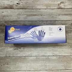 BeeSure Nitrile Powder Free Exam Gloves, Size: Large (Case of 1000) BE1178