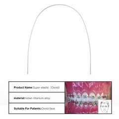 Dental Orthodontic Stainless Steel Natural Rectangular Arch Wire AZDENT 10PCS/PK