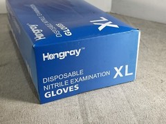 Hongray Nitrile Gloves Box 100 Examine Gloves Tattoo Gloves Mechanic Gloves