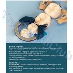 D2 Dental Sectional Contoured Matrix System Matrice Bands Clip Clamp Holder Ring