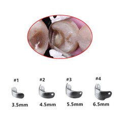 50 Pcs Dental Matrix Bands Palodent V3 Style Sectional Contoured Matrices Refill