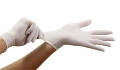 100pcs Diamond Gloves 5.5mil Latex Exam Gloves Powder Free XS S M L XL