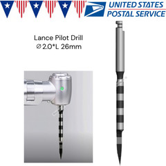 1PC Dental Pilot Drill Triangle Lance Impla Space Drills for 3.0 Impla φ2.0