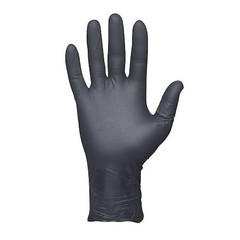 Showa 9700Pfl 9700Pf, Disposable Gloves, 6 Mil Palm, Nitrile, Powder-Free, L