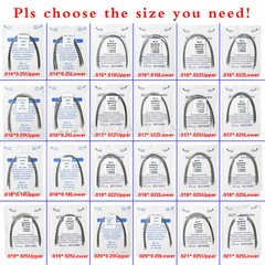 10pc/pack Dental Ortho Arch Wire Stainless Steel Rectangular All Size