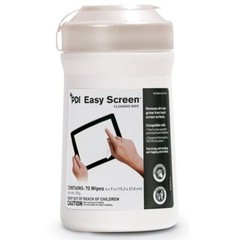 PDI Easy Screen Cleaning Wipe, 6″x9″, 70/Canister. 70% Isopropyl Alcohol (IPA)