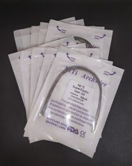 Dental Orthodontic Super Elastic Wire Niti Round Arcos Arch Wires Natural Form