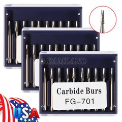 SUPÉR Carbides FG701, Friction Grip, Made in China 100 burs