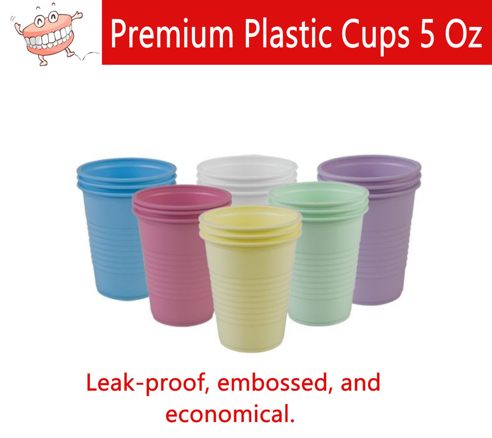 Dental Cups 5 oz Office Patient Medical Plastic Drinking Disposable 100-5000 Cup