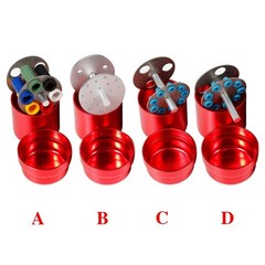 4 pcs Dental Autoclave Sterilizer Case Burs Disinfection Endo Files Holder Box