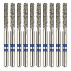 Zirconia Diamond Bur Crown Removal Round End Cylinder Medium Grit Z881/014M FG