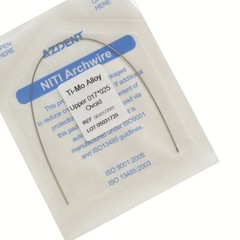 Dental Beta TMA Arch Wires Ti-Mo Alloy Rectangular Ovoid Form 17X25Upper /Lower