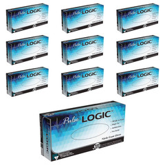 Pulse Logic Powder-Free Nitrile Exam Gloves, 3 Mil, Size Medium – Case of 3,000