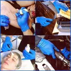 Nitrile Blue Disposable Exam/Medical Cleaning Gloves 4 Mil Powder Latex Free