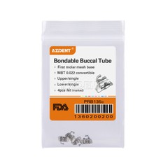 4pcs Tubos bucales adheribles de ortodoncia dental MBT 022 1er molar Convertible