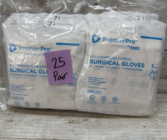 PremierPro Polyisoprene HYBRID Surgical Glove *25 Pair* Size: 7.5 *See Date*4-25