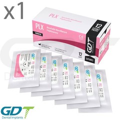 Synthetic Monofilament Polydi0xanone PLX Sutur3s, 12pcs, 19mm Reverse Cutting