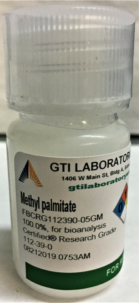 Methyl palmitate, 100.0%, for bioanalysis, Certified® Research Grade 5g