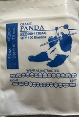 10x MEDIUM 4.5oz 1000 Count ELASTIC BRACES DENTAL RUBBER BANDS GIANT PANDA 5/16”