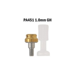 US Dental Locator Overdenture Abutment for Zimmer Screw-Vent 4.5mm 1.0-5.0mm GH