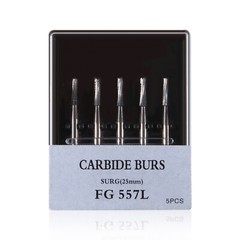 1-10 packs Dental Surgical Bur 25mm Tungsten Carbide Midwest 557L FG SURG Bur po