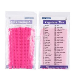 1000pcs Dental Orthodontic Elastic Ligature Ties Bands for Brackets 23 Colors