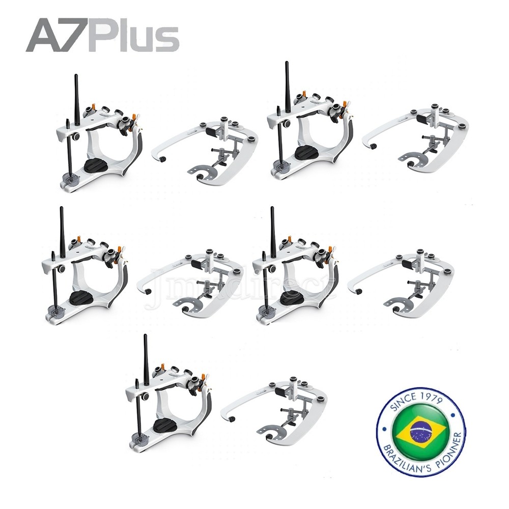 5pcs BIOART A7 Plus Standard Semi-Adjustable Articulator Facebow High Precision