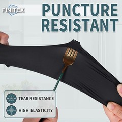 Black Nitrile Disposable Gloves, 5mil, Powder/Latex-Free, Medical Exam 100 PCS