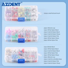 100Pcs/Box Dental Lab Disposable Polishing Prophy Brush For Slow Speed Handpiece