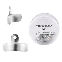 Dental Metal Matrices Sectional Contoured Matrix Refill soft band 50pcs/pk S/XL