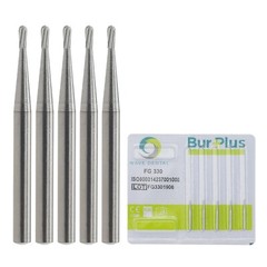 Wave Dental Carbide Burs FG330 Friction Grip Pear For High Speed PRIMA 19mm