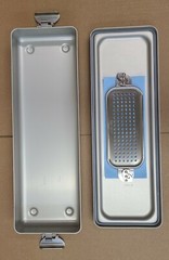 Case medical SteriTite Solid Sterilization container, + Lid 18.5 x 6 x 2 SC02N