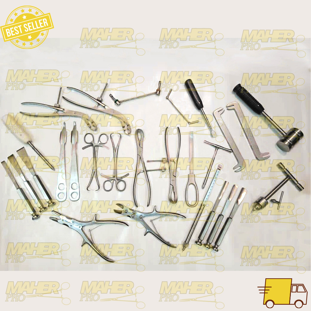 Basic Orthopedic Surgical Surgery Instrument 27 PCS set Complete