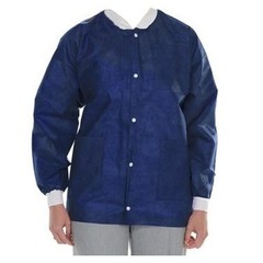 ValuMax 3630TBM ExtraSafe Lab Jackets True Blue Medium 10/Pk