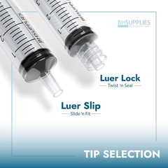 3Ml Luer Slip Tip Syringe – (No Needle) – Sterile, Individually Wrapped – 100 Sy