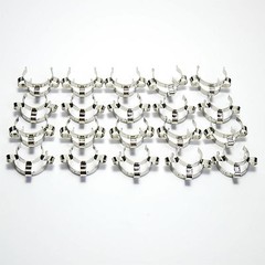 20Pcs/Pack 24#,Stainles Steel Clip,Keck Clamp,24/29 & 24/40 Glass Ground Joint