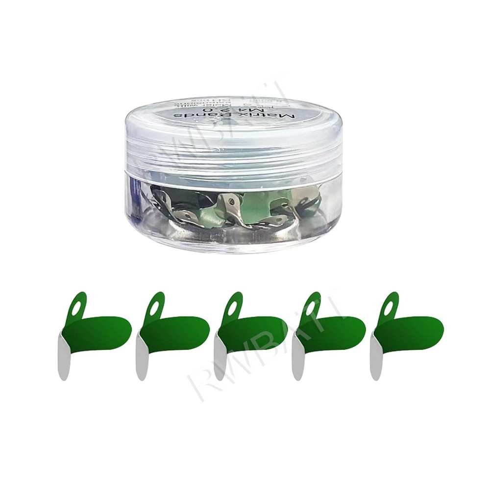Dental Non-Stick Matrix Bands with PTFE Coat Sectional Contoured Metal Matrices