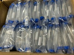 1 Box Globe Scientific 6285 Polypropylene Centrifuge Tube Sterile With Blue Cap